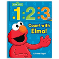 Sesame Street: 1 2 3 Count with Elmo!: A Look, Lift & Learn Book - Board Book