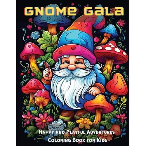 Gnome Gala: Happy and Playful Adventures Coloring Book for Kids - Paperback