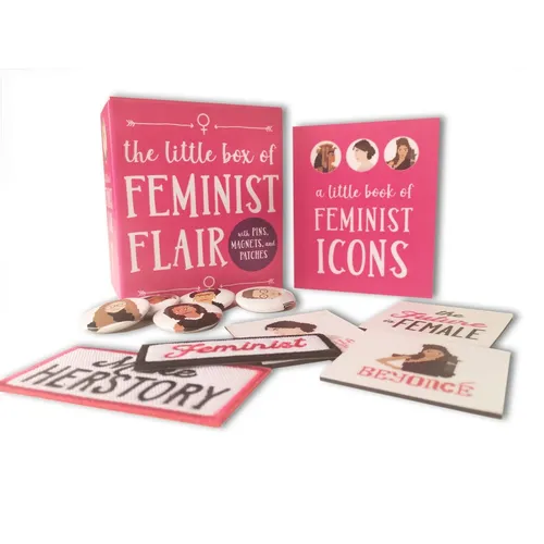 The Little Box of Feminist Flair: With Pins, Patches, & Magnets - Paperback