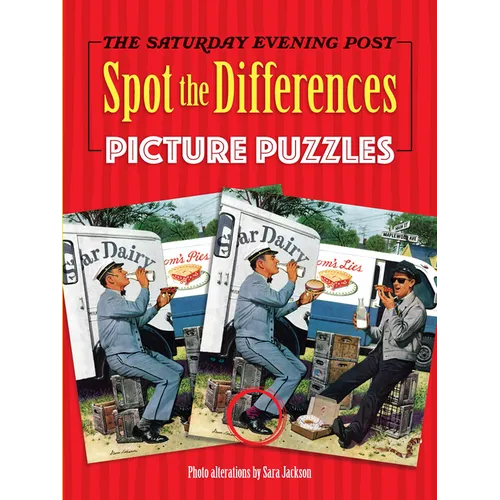 The Saturday Evening Post Spot the Differences Picture Puzzles - Paperback