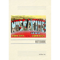Vintage Lined Notebook Greetings from Muscatine - Paperback