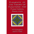 Elements of the Theory of Functions and Functional Analysis - Paperback