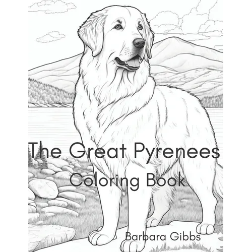 The Great Pyrenees Coloring book - Paperback