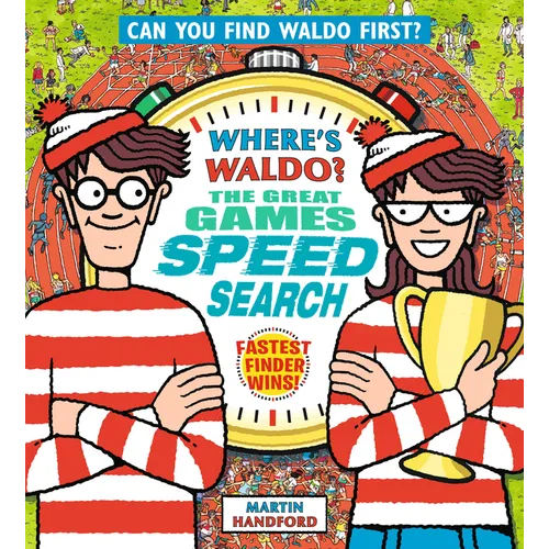 Where's Waldo? the Great Games Speed Search: (A Hidden Object Activity Book That Lays Flat for Head-To-Head Competition with Friends & Family - A Perf - Hardcover