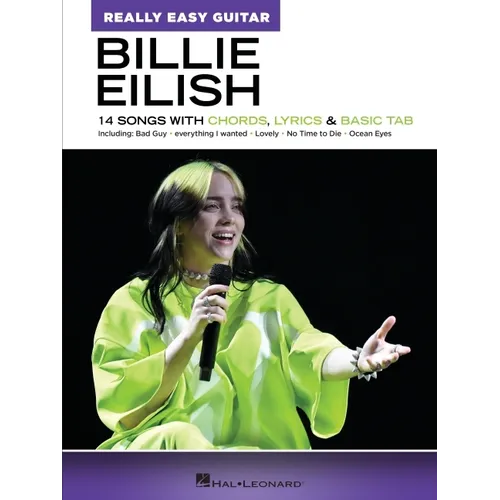 Billie Eilish: Really Easy Guitar Songbook - Paperback