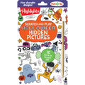 Scratch-And-Play Halloween Hidden Pictures: Halloween Gift for Kids Ages 6 and Up Featuring 10 Scratch-Off Hidden Pictures Cards with a Stylus for On- - Paperback
