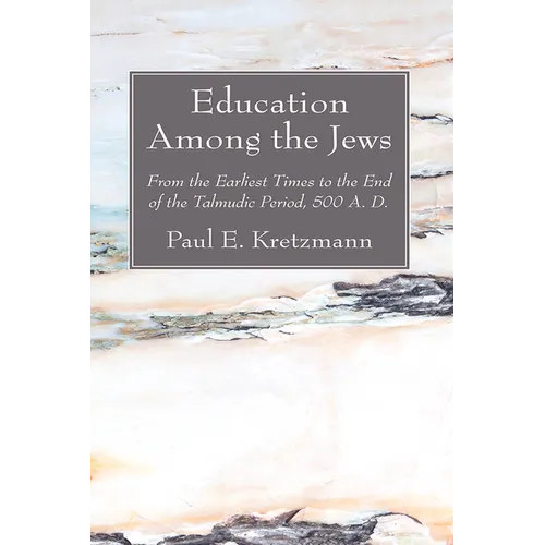 Education Among the Jews - Hardcover