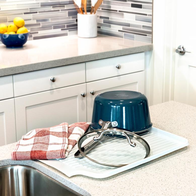 Jr. Drain Board, White