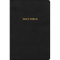 KJV Large Print Thinline Bible, Black Leathertouch - Imitation Leather