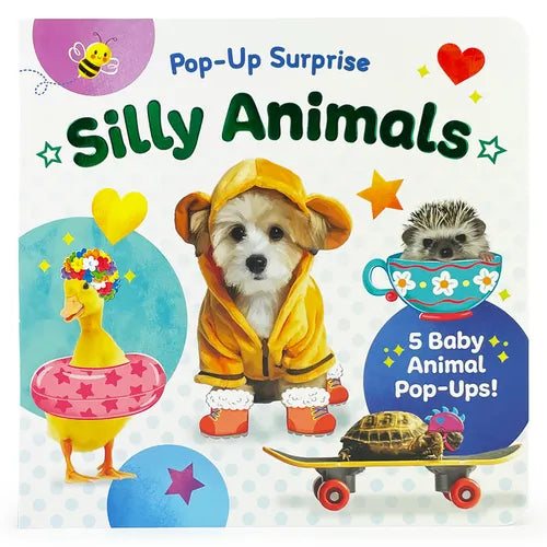 Pop-Up Surprise Silly Animals - Board Book