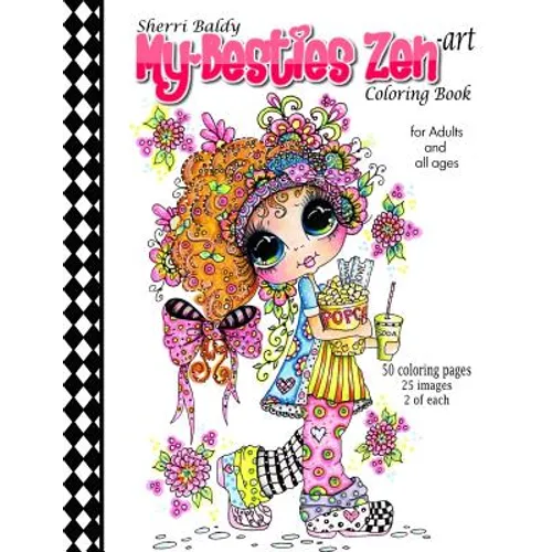 Sherri Baldy My-Besties Zen Art Coloring Book - Paperback