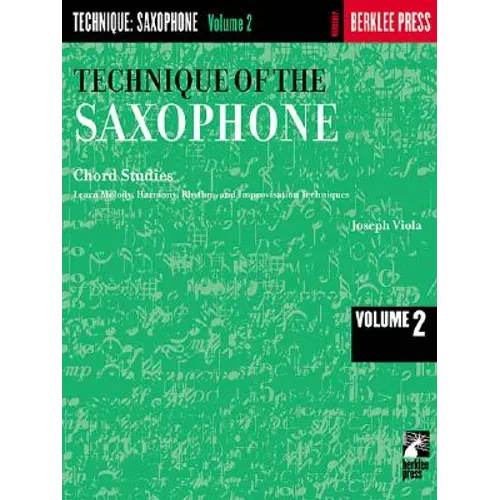 Technique of the Saxophone - Volume 2: Chord Studies - Paperback