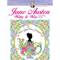 Creative Haven Jane Austen Witty & Wise Coloring Book - Paperback