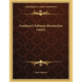 Landseer's Sabaean Researches (1835) - Paperback