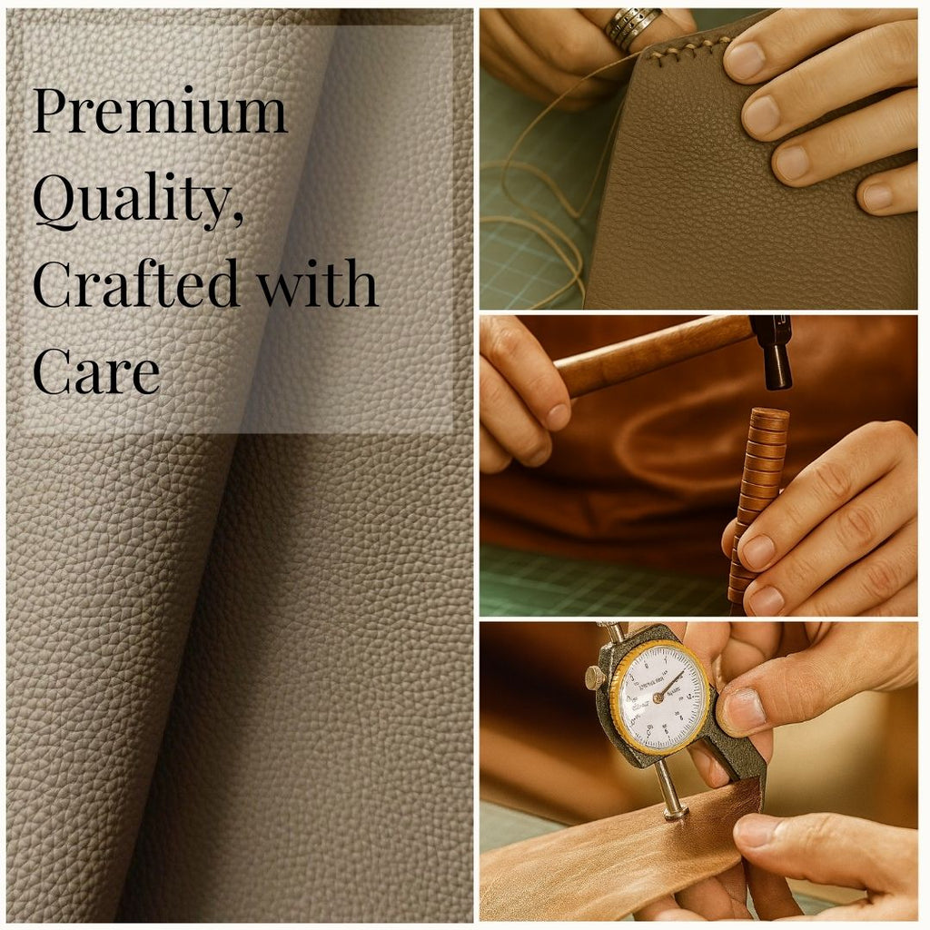 Leather Bucket Bag with Drawstring Pouch – Leather Satchel, Everyday Handbag with Mini Lock Design