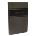 KJV, Deluxe Gift Bible, Imitation Leather, Gray, Red Letter Edition - Imitation Leather
