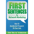 First Sentences For Network Marketing - Paperback
