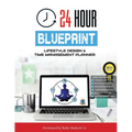 24 Hour Blueprint Planner - Paperback