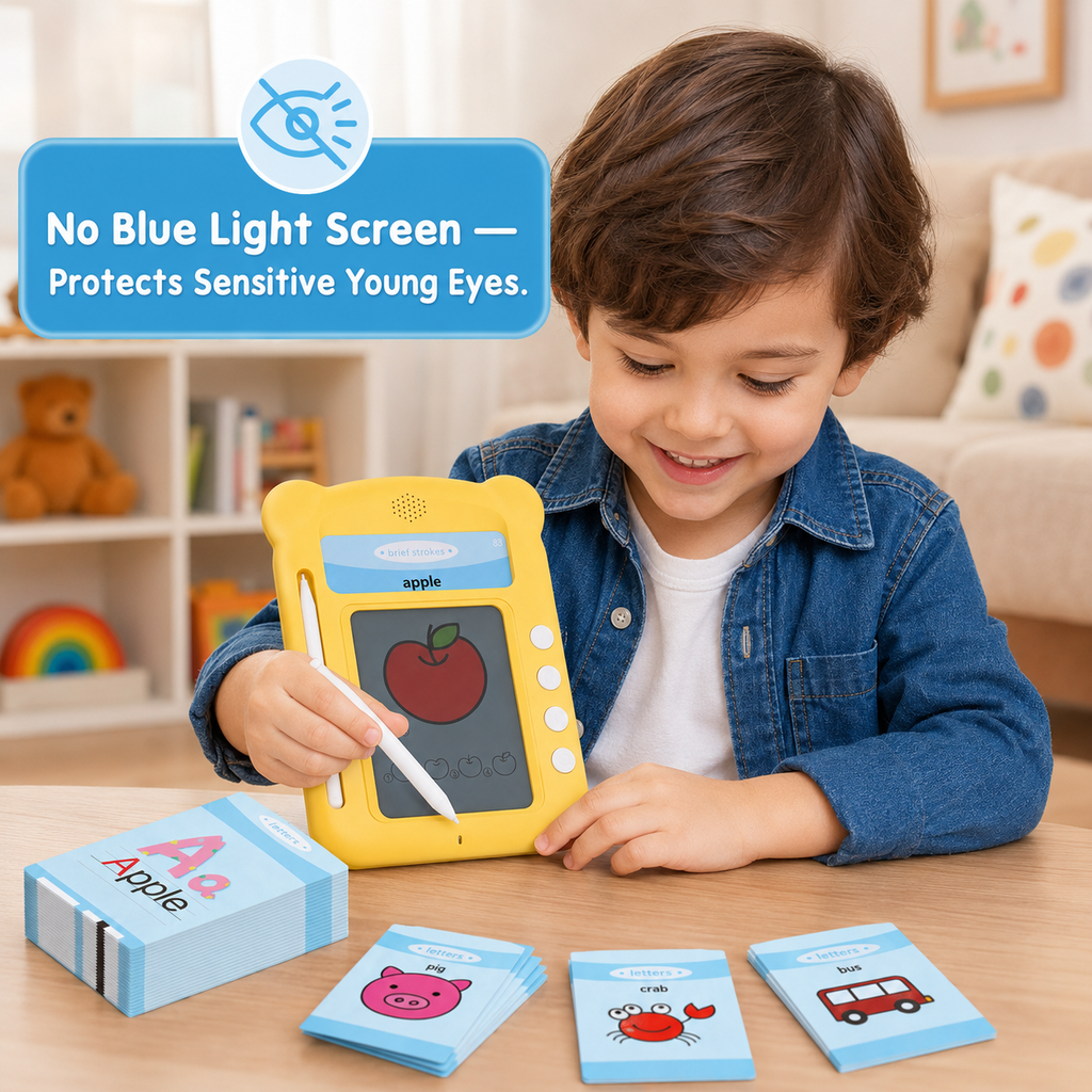 Talking Flash Cards with LCD Writing Tablet for Toddlers