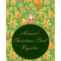 Annual Christmas Card Register - Paperback