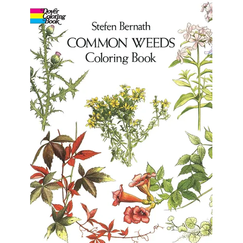 Common Weeds Coloring Book - Paperback
