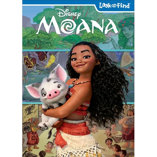 Disney Moana: Look and Find - Library Binding