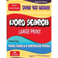 Word Search Featuring Vowel Teams & R-Controlled Vowels - Paperback