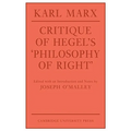 Critique of Hegel's 'Philosophy of Right' - Paperback