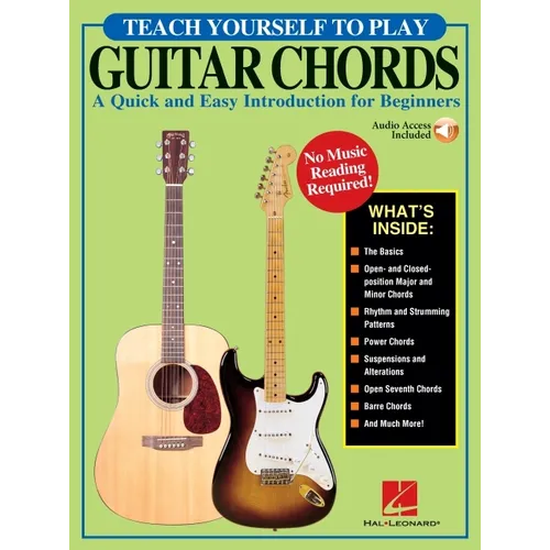 Teach Yourself to Play Guitar Chords - A Quick and Easy Introduction for Beginners (Book/Online Audio) - Paperback