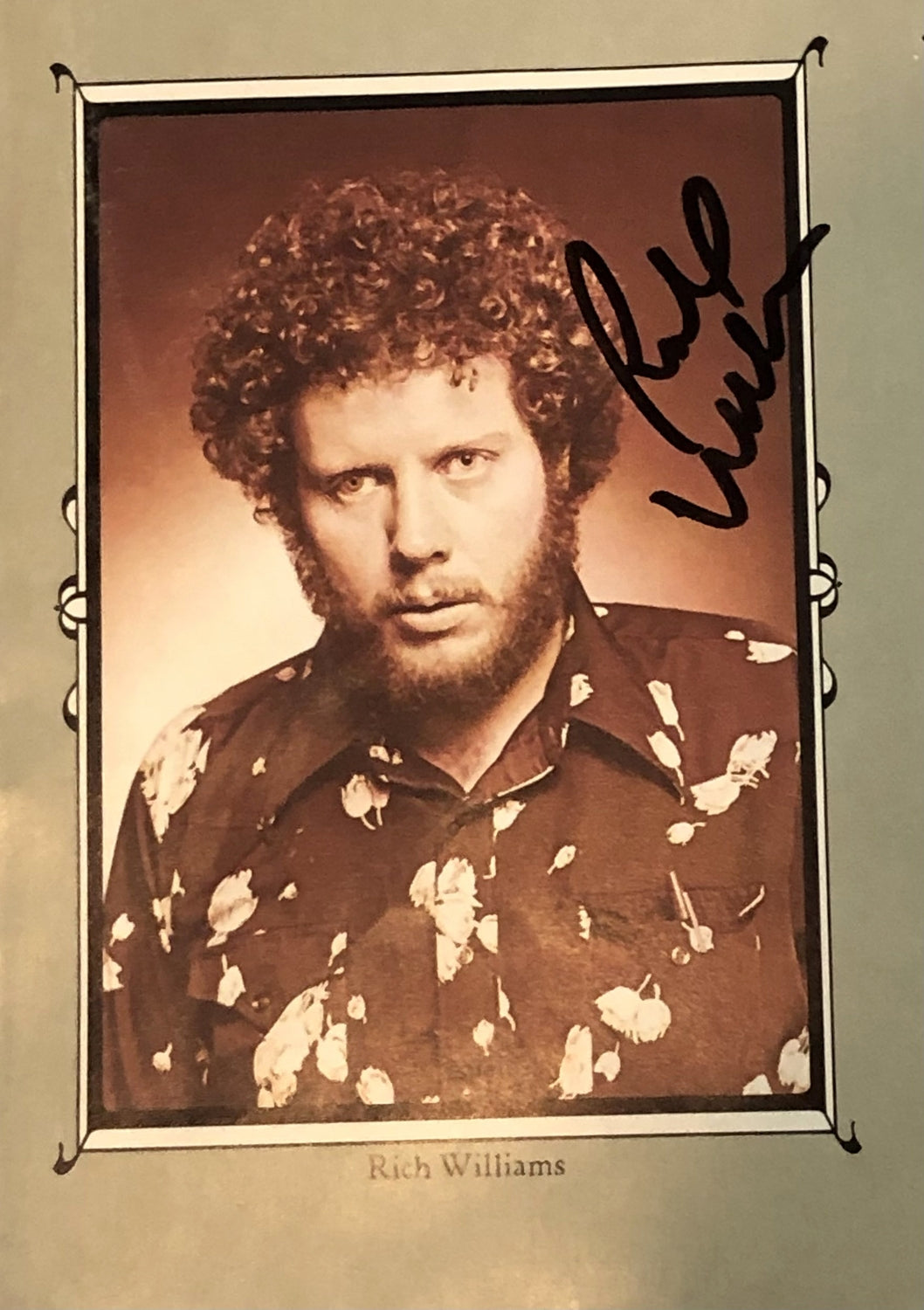 Kansas Richard Wiliams Signed Vinyl Album Lp Insert