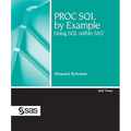 PROC SQL by Example: Using SQL Within SAS - Paperback