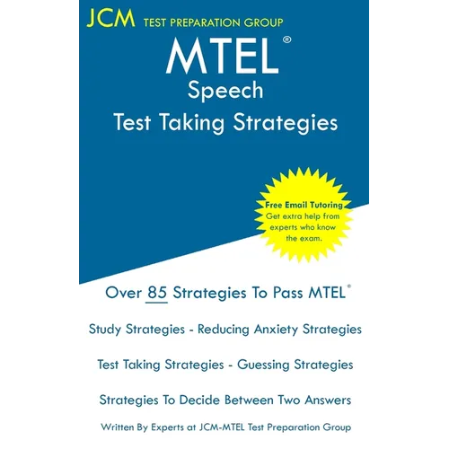 MTEL Speech - Test Taking Strategies - Paperback