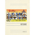 Vintage Lined Notebook Greetings from Idaho, the Gem State - Paperback
