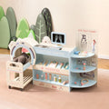 Kids Doctor Play Set Wooden Pretend Hospital Office Kit with Eye Chart Toy CT Machine