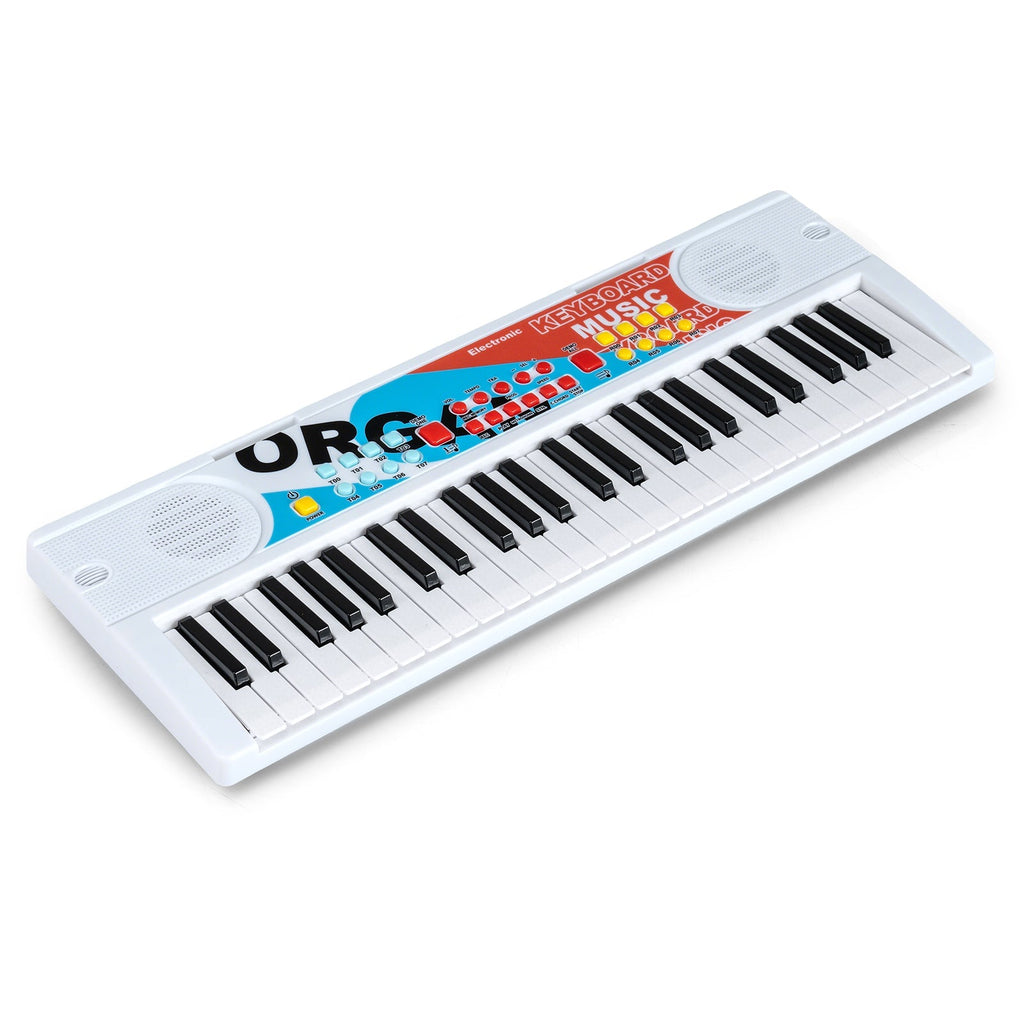 Kids Piano Keyboard 49 Keys Portable Electric Keyboard Piano with 8 Rhythms 8 Tones