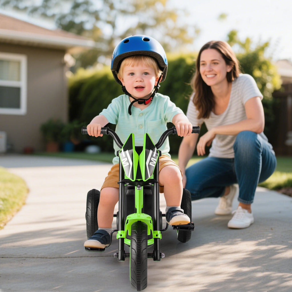 Kids Tricycle 3-Wheel Toddler Bike with Foot Pedals Forward Backward