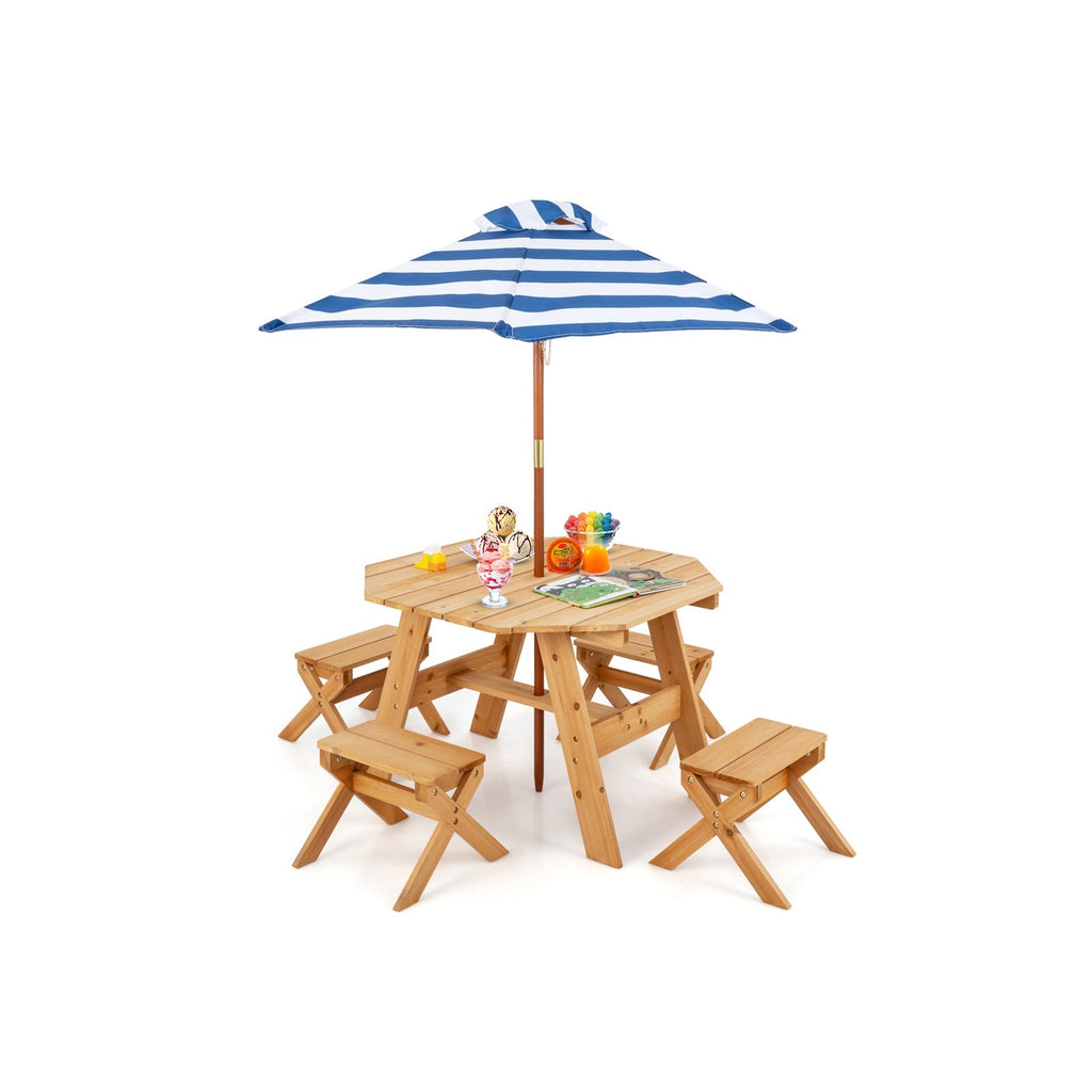 Kids Wooden Table Set for Children Aged 3+ Years