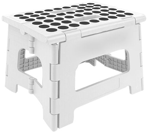 Kikerland 8'' Folding Step Stool White