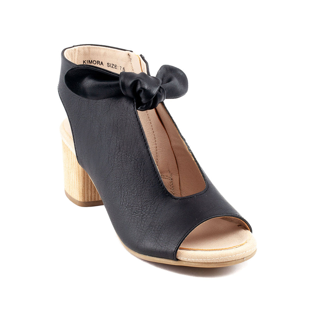 Women's Kimora Black Heeled Sandals