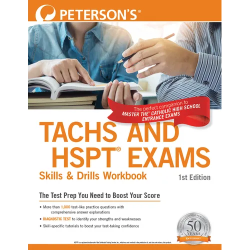 Peterson's Tachs and HSPT Exams Skills & Drills Workbook - Paperback