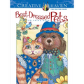 Creative Haven Best-Dressed Pets Coloring Book - Paperback
