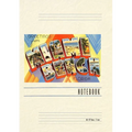 Vintage Lined Notebook Greetings from Miami Beach - Paperback