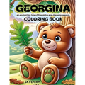 GEORGINA - An enchanting coloring book and story about friendship and changing seasons - Paperback