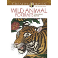 Creative Haven Wild Animal Portraits Coloring Book - Paperback