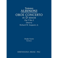 Oboe Concerto in D minor, Op.9 No.2: Study score - Paperback