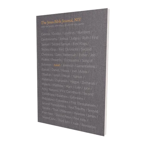 The Jesus Bible Journal, Isaiah, Niv, Paperback, Comfort Print - Paperback
