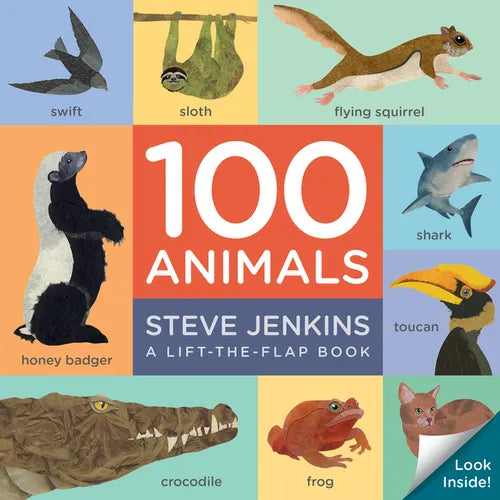 100 Animals: Lift-The-Flap - Board Book