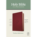 NLT Thinline Reference Bible, Filament Enabled Edition (Red Letter, Leatherlike, Berry) - Imitation Leather