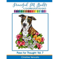 Peaceful Pit Bulls: A Friendly Dog Colouring Book for Adults - Paperback
