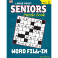 SENIORS Puzzle Book: WORD FILL-IN, Specially designed for adults - Paperback